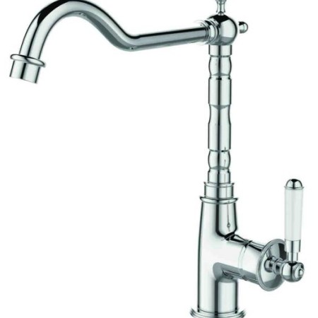 Ίωνας Vintage Μπαταρία Ψηλή Νιπτήρα Χρωμέ Inox
