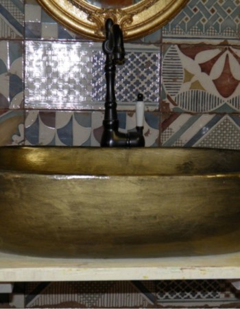 Bronze Βουρτσισμένος Νιπτήρας Μπάνιου Επιτραπέζιος Οβάλ Θέτις Bronze Βουρτσισμένος Νιπτήρας Μπάνιου Επιτραπέζιος Οβάλ Θέτις