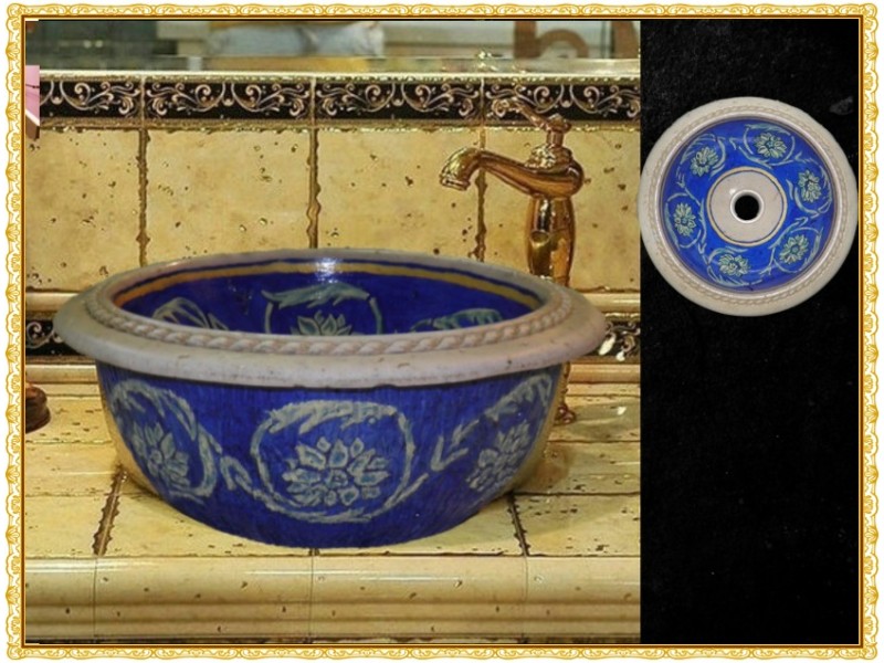Μπάνιου Wc Νιπτήρες Χειροποίητοι Σχέδιο Φλώρα Μπάνιου Wc Νιπτήρες Χειροποίητοι Σχέδιο Φλώρα