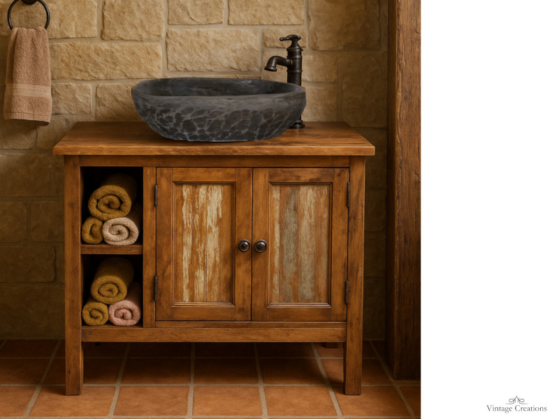Ιοκάστη Rustic Έπιπλο Μπάνιου Με Νιπτήρες Τραβερτίνο! Ιοκάστη Rustic Έπιπλο Μπάνιου Με Νιπτήρες Τραβερτίνο!