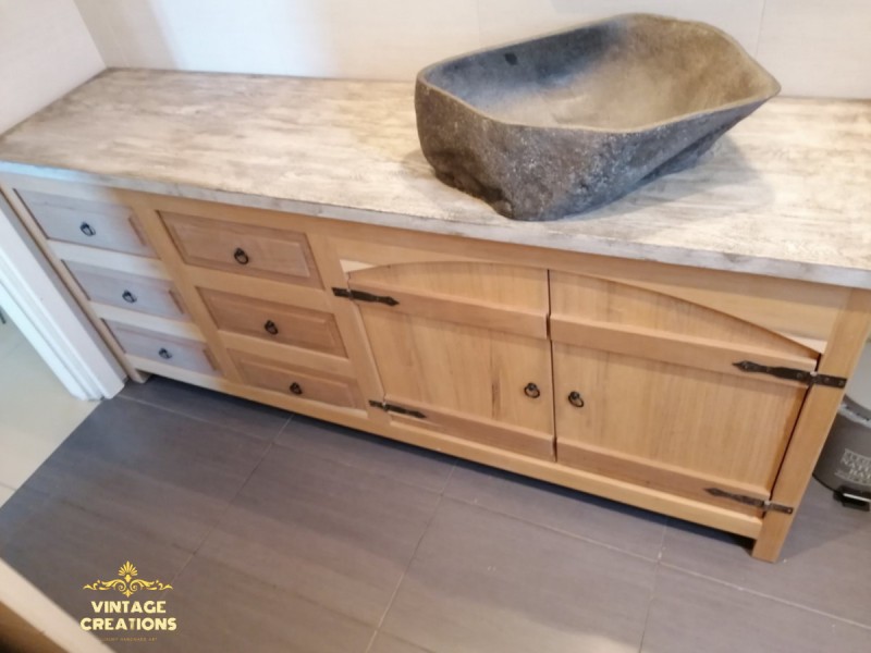 Παρνασσός Antique Μασίφ Χειροποίητα Έπιπλα Μπάνιου Τιμές