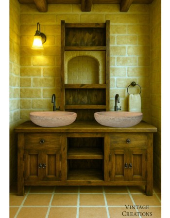 Σοφία rustic έπιπλα μπάνιου οικολογικά Σοφία rustic έπιπλα μπάνιου οικολογικά