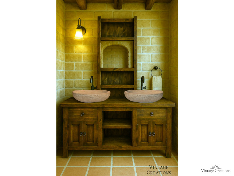 Σοφία rustic έπιπλα μπάνιου οικολογικά Σοφία rustic έπιπλα μπάνιου οικολογικά