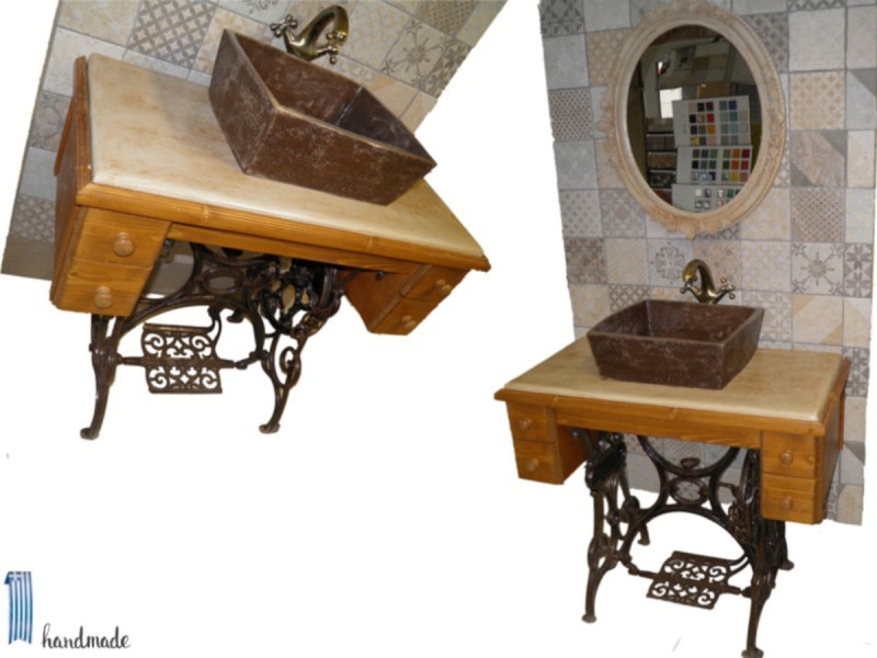 Αντικέ Έπιπλα Μπάνιου Βυτίνα Χειροποίητα