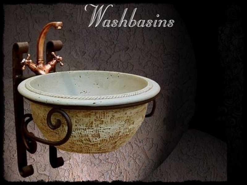 Νιπτήρες Ρουστίκ Travertino 43 cm χ 18 cm με Βάσεις Μεταλλικές Τοίχου Σετ Μύκονος. Νιπτήρες Ρουστίκ Travertino 43 cm χ 18 cm με Βάσεις Μεταλλικές Τοίχου Σετ Μύκονος.