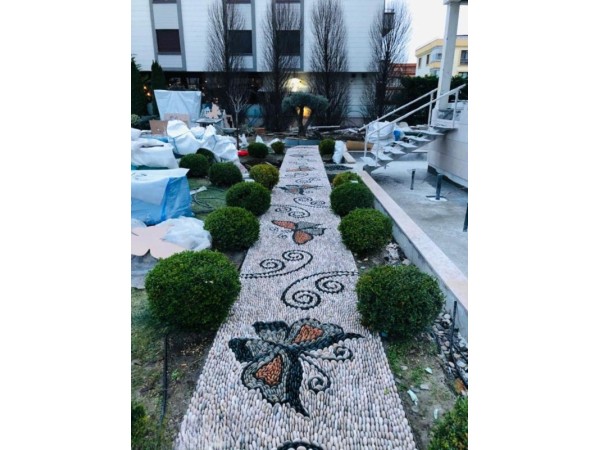 Βοτσαλωτά σχέδια διακοσμητικά δαπέδων τοίχων πεταλούδες Βοτσαλωτά σχέδια διακοσμητικά δαπέδων τοίχων πεταλούδες