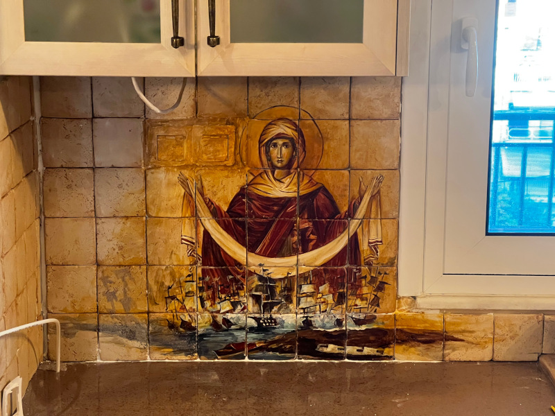 Ζωγραφιστά Πλακάκια Παράσταση Ναυμαχία των Σπετσών! Ζωγραφιστά Πλακάκια Παράσταση Ναυμαχία των Σπετσών!