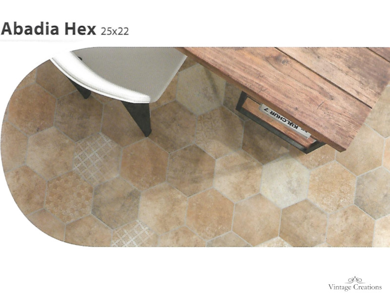 Εξάγωνα Πλακάκια Πατώματος Abadia Hex Εξάγωνα Πλακάκια Πατώματος Abadia Hex