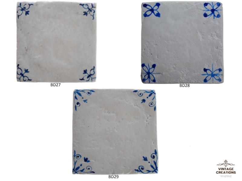 Blue Design Χειροποίητα Πλακάκια Τραβερτίνο Mix Σχέδια Κλασικά Blue Design Χειροποίητα Πλακάκια Τραβερτίνο Mix Σχέδια Κλασικά