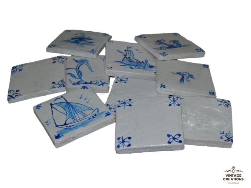 Blue Design Χειροποίητα Πλακάκια Τραβερτίνο Mix Σχέδια Κλασικά Blue Design Χειροποίητα Πλακάκια Τραβερτίνο Mix Σχέδια Κλασικά