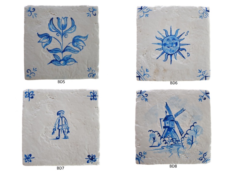 Blue Design Χειροποίητα Πλακάκια Τραβερτίνο Mix Σχέδια Κλασικά Blue Design Χειροποίητα Πλακάκια Τραβερτίνο Mix Σχέδια Κλασικά