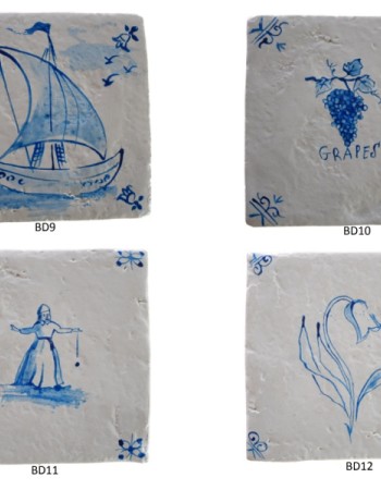 Blue Design Χειροποίητα Πλακάκια Τραβερτίνο Mix Σχέδια Κλασικά Blue Design Χειροποίητα Πλακάκια Τραβερτίνο Mix Σχέδια Κλασικά