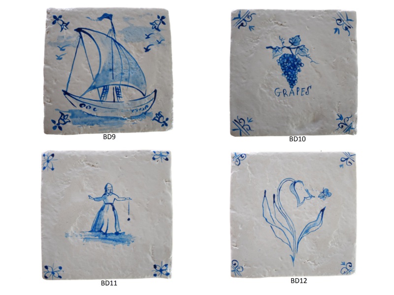 Blue Design Χειροποίητα Πλακάκια Τραβερτίνο Mix Σχέδια Κλασικά Blue Design Χειροποίητα Πλακάκια Τραβερτίνο Mix Σχέδια Κλασικά