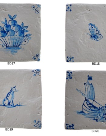 Blue Design Χειροποίητα Πλακάκια Τραβερτίνο Mix Σχέδια Κλασικά Blue Design Χειροποίητα Πλακάκια Τραβερτίνο Mix Σχέδια Κλασικά