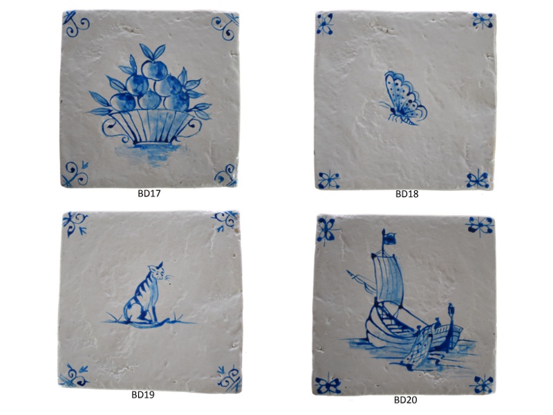 Blue Design Χειροποίητα Πλακάκια Τραβερτίνο Mix Σχέδια Κλασικά Blue Design Χειροποίητα Πλακάκια Τραβερτίνο Mix Σχέδια Κλασικά