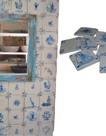 Blue Design Χειροποίητα Πλακάκια Τραβερτίνο Mix Σχέδια Κλασικά