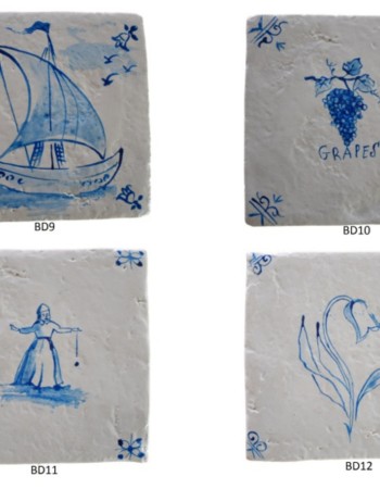 Blue Design Χειροποίητα Πλακάκια Τραβερτίνο Mix Σχέδια Κλασικά Blue Design Χειροποίητα Πλακάκια Τραβερτίνο Mix Σχέδια Κλασικά