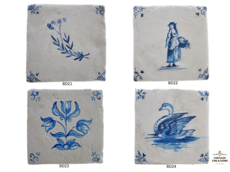 Blue Design Χειροποίητα Πλακάκια Τραβερτίνο Mix Σχέδια Κλασικά Blue Design Χειροποίητα Πλακάκια Τραβερτίνο Mix Σχέδια Κλασικά