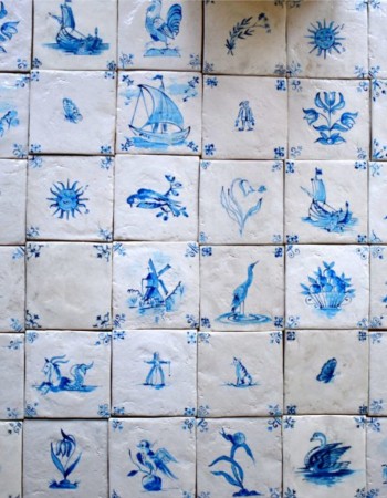 Blue Design Χειροποίητα Πλακάκια Τραβερτίνο Mix Σχέδια Κλασικά Blue Design Χειροποίητα Πλακάκια Τραβερτίνο Mix Σχέδια Κλασικά