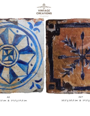Vintage Μοναστηριακά Χειροποίητα Πλακάκια Παλαιωμένα Σχέδια Ντεκόρ Vintage Μοναστηριακά Χειροποίητα Πλακάκια Παλαιωμένα Σχέδια Ντεκόρ