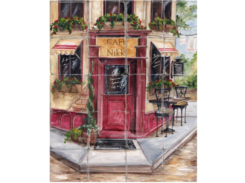 Πίνακας Πλακάκια Ζωγραφική Τραβερτίνο Bistro 
