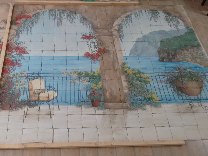 Χειροποίητη Επένδυση Τοίχου Ζαγορά Πλακάκια Σχέδιο Αντικέ. Χειροποίητη Επένδυση Τοίχου Ζαγορά Πλακάκια Σχέδιο Αντικέ.