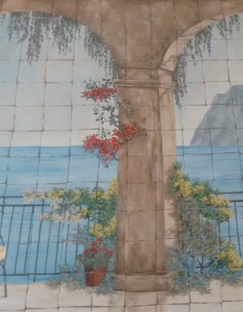 Χειροποίητη Επένδυση Τοίχου Ζαγορά Πλακάκια Σχέδιο Αντικέ. Χειροποίητη Επένδυση Τοίχου Ζαγορά Πλακάκια Σχέδιο Αντικέ.