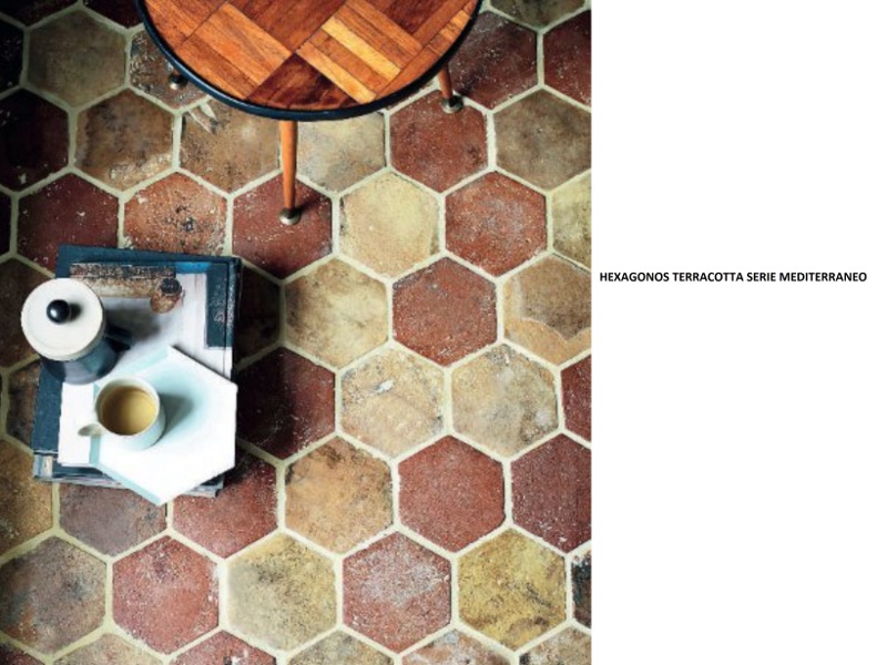 Hexagon Χειροποίητα Πλακάκια Cotto Natural Σε Ειδικές Τιμές Hexagon Χειροποίητα Πλακάκια Cotto Natural Σε Ειδικές Τιμές