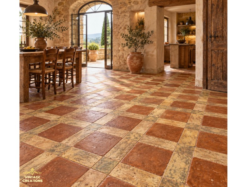 Terracotta Tiles Σειρά Παλέρμο Νο42 Χειροποίητα Δαπέδου Terracotta Tiles Σειρά Παλέρμο Νο42 Χειροποίητα Δαπέδου