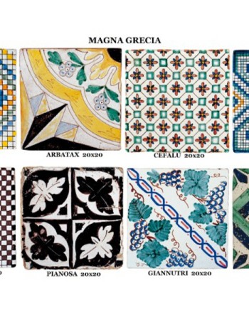 Πλακάκια Terracotta Σχέδια Χειροποίητα Magna Ίρις. Πλακάκια Terracotta Σχέδια Χειροποίητα Magna Ίρις.