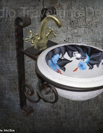 Χειροποίητοι νιπτήρες wc με μεταλλικές βάσεις τοίχου Πύργος. Χειροποίητοι νιπτήρες wc με μεταλλικές βάσεις τοίχου Πύργος.