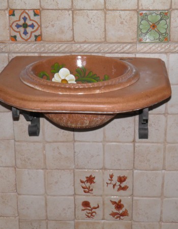 Σύνθεση wc τραβερτίνο νιπτήρα άρτεμης 